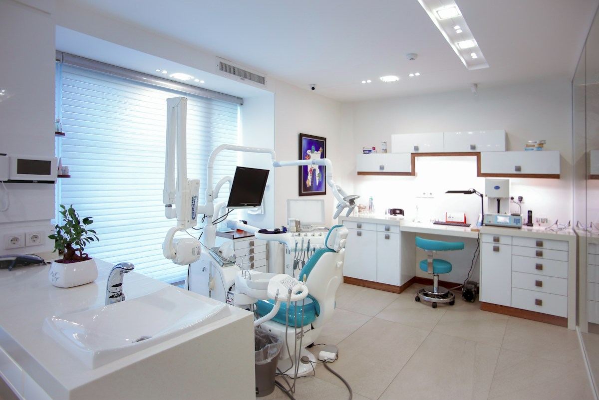 A bright, modern dental treatment room